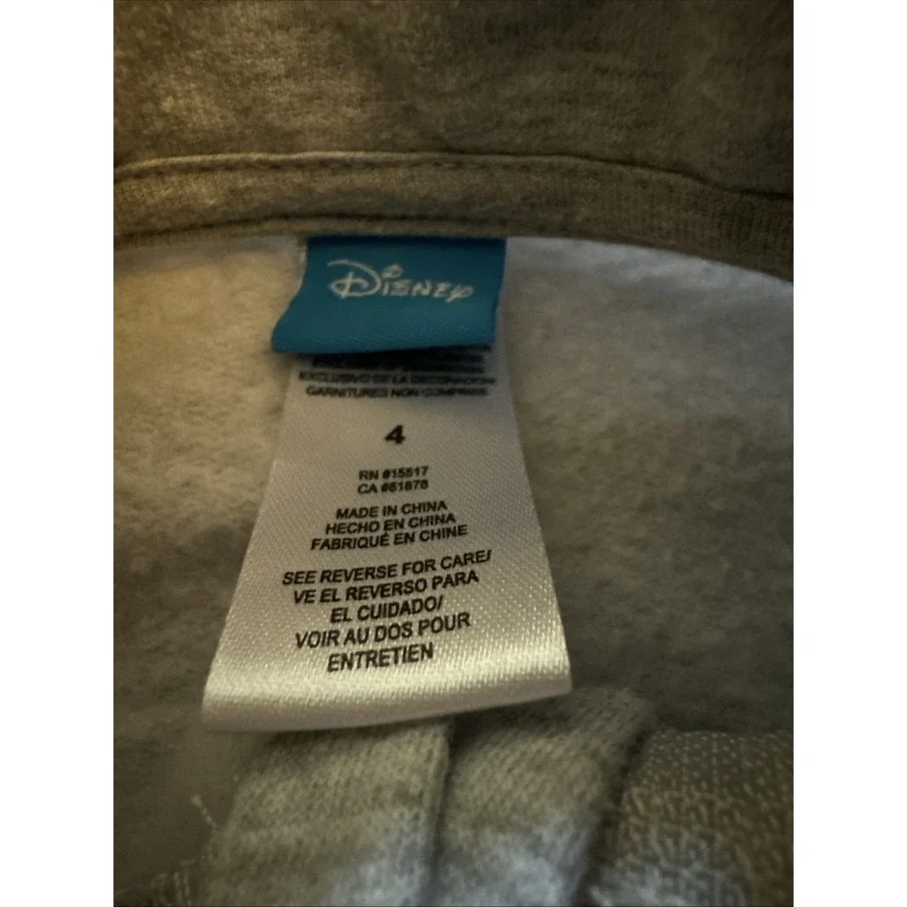 Disney Pixar Lightning McQueen Cars Grey Sweatshirt Boys Size 4